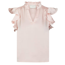 Indlæs billede til gallerivisning NEO NOIR Stella Heavy Sateen Blouse Light Pink
