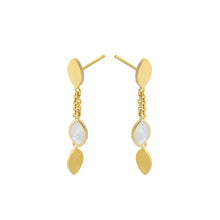 Indlæs billede til gallerivisning PERNILLE CORYDON Flake Earrings Length (guld/sølv)
