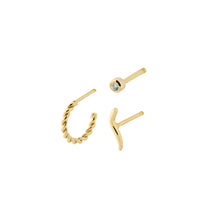 Indlæs billede til gallerivisning PERNILLE CORYDON Ocean Flow Earring Box (guld/sølv)
